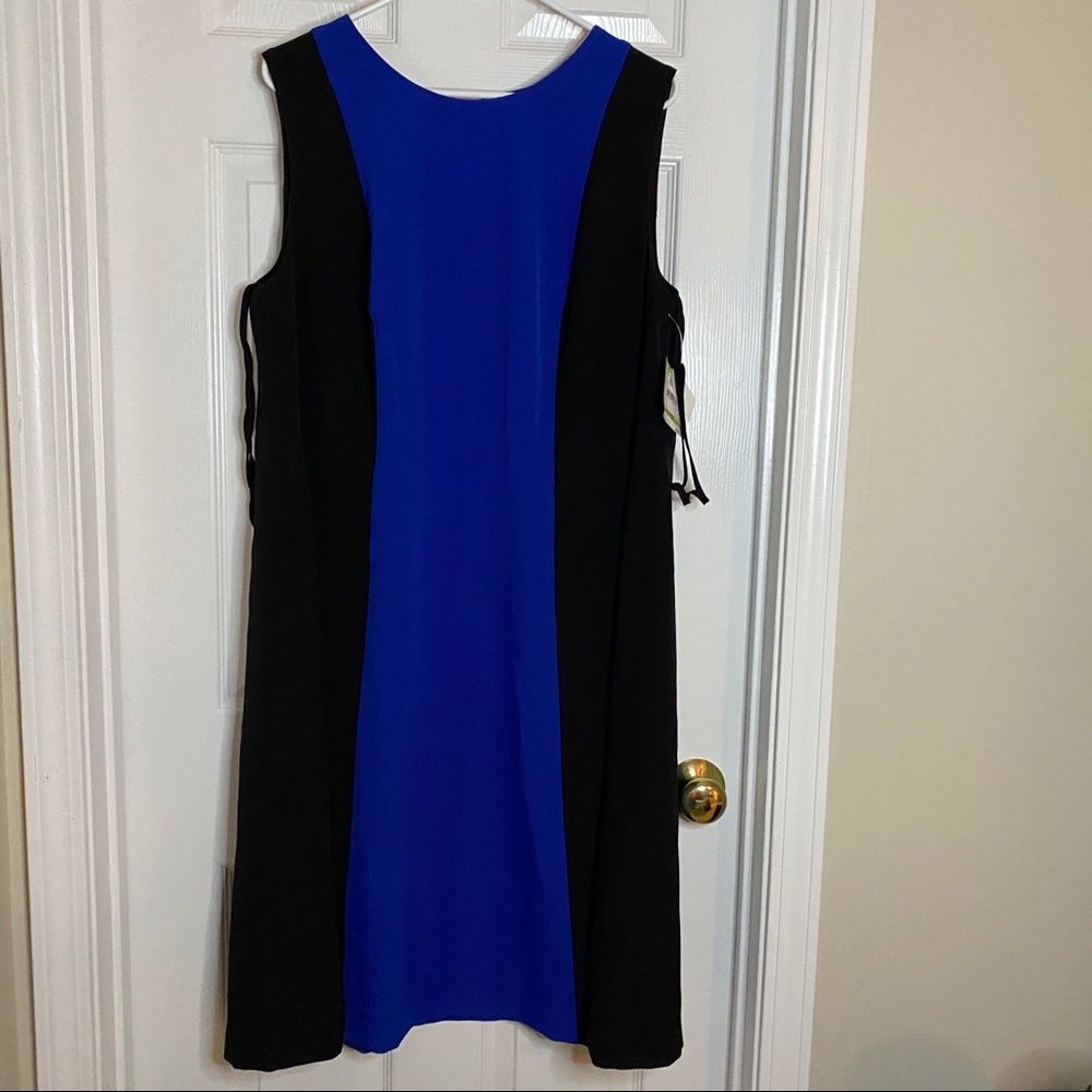 NWT Kasper Color Blocked Sheath Dress sz 18